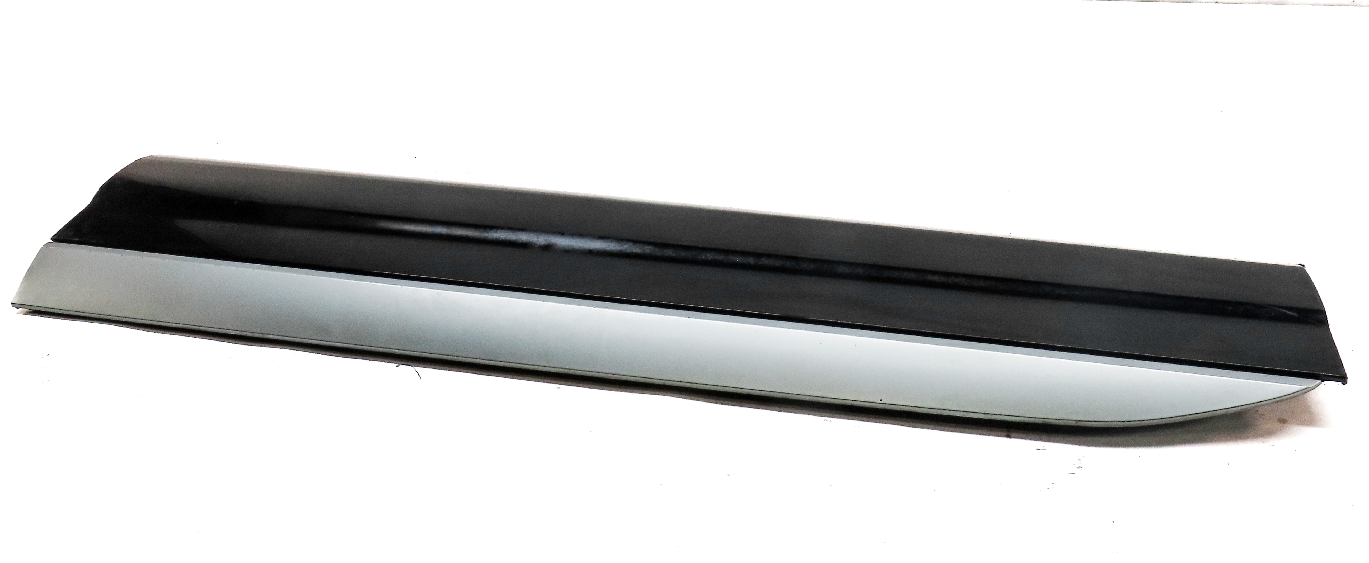 17-19 AUDI Q7 (4M) FRONT LEFT DRIVER LOWER DOOR MOULDING TRIM (BLACK) — exact item pictured